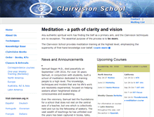 Tablet Screenshot of clairvision.org